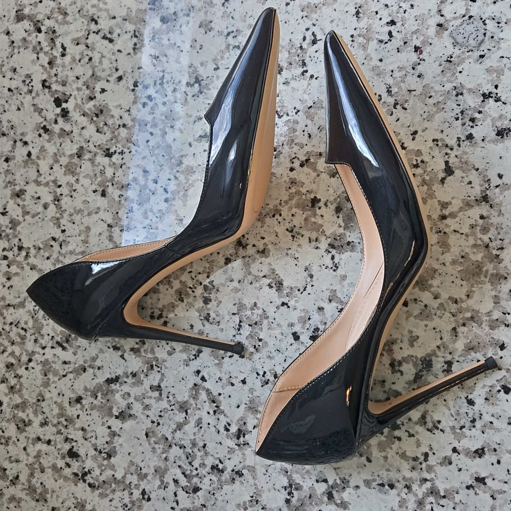 Elegant Black Shofoo Stiletto Heels - Picture 3 of 11